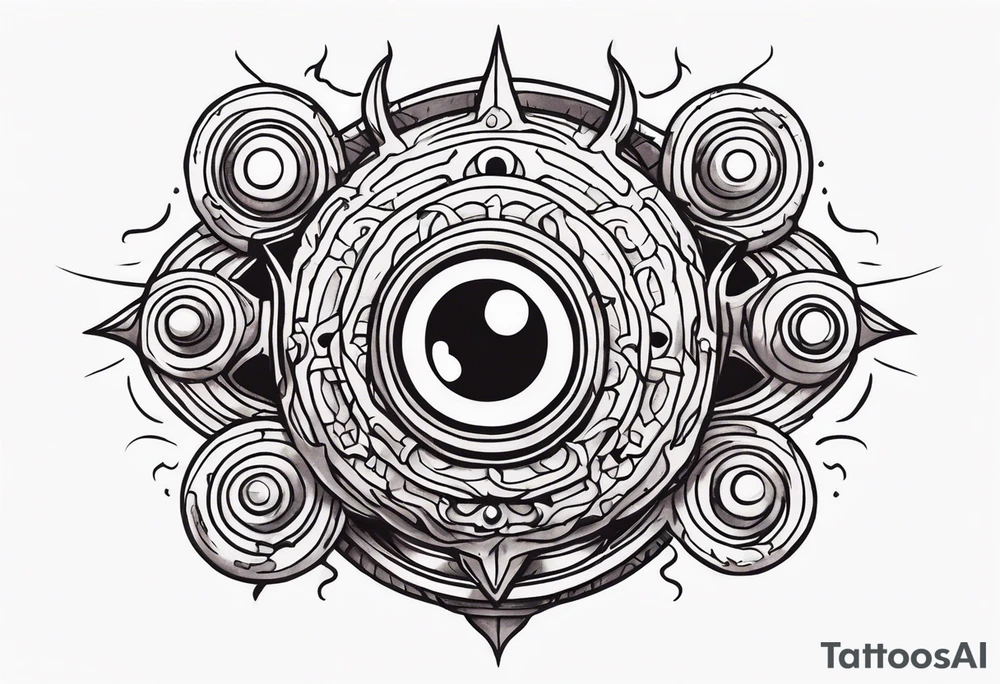 Dungeons and dragons beholder tattoo idea