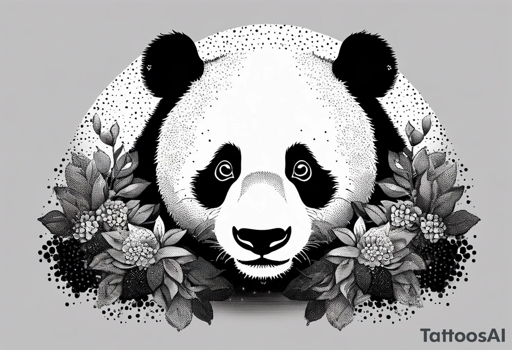 Panda. Anime tattoo idea