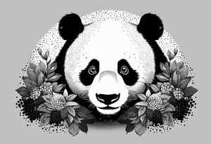 Panda. Anime tattoo idea