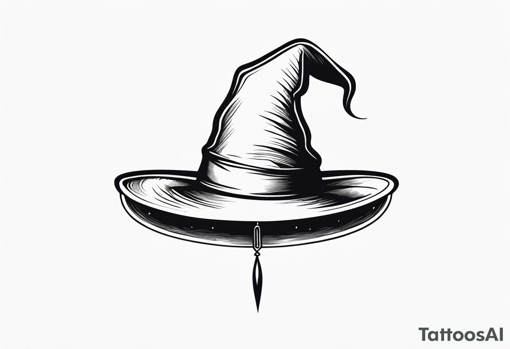 Witch hat tattoo idea