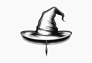 Witch hat tattoo idea