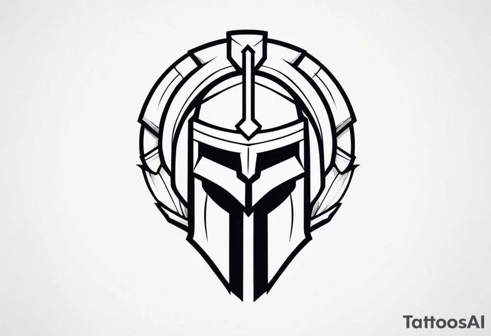 Ancient spartan symbol tattoo tattoo idea
