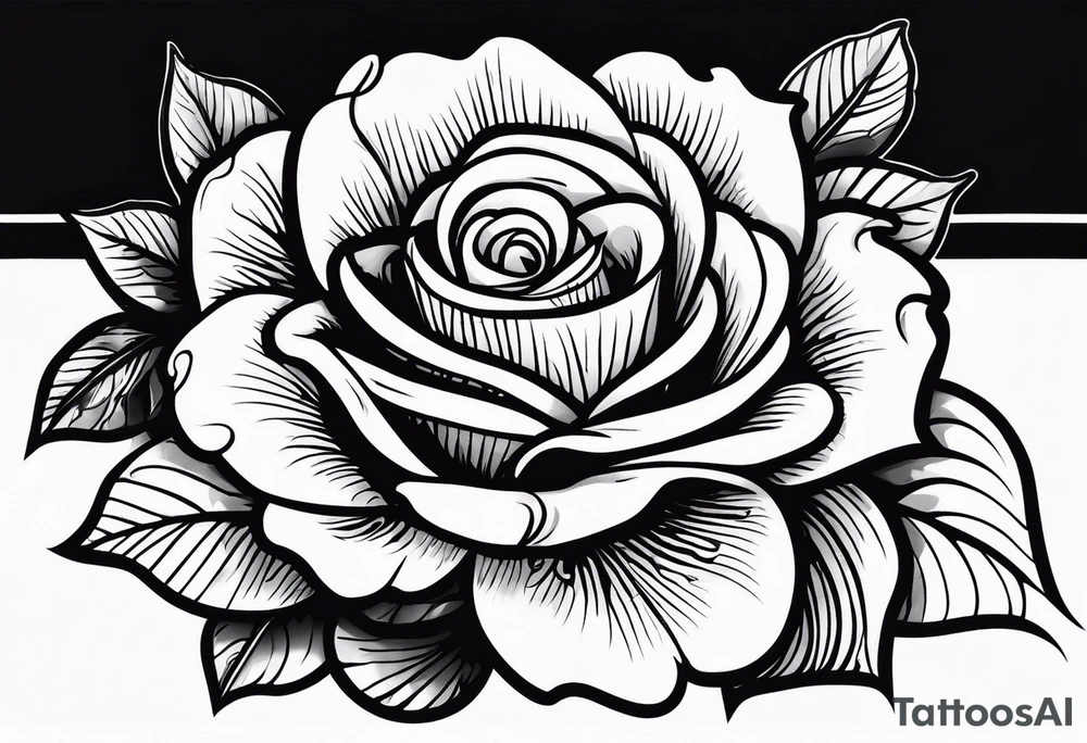 Dead rose tattoo idea