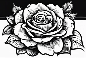 Dead rose tattoo idea