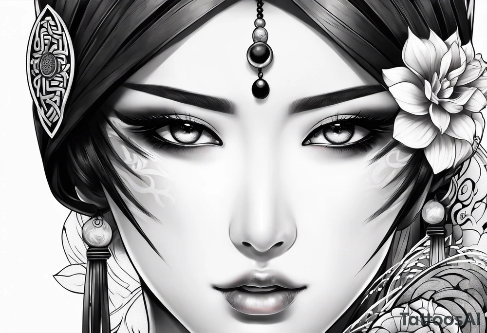 Byakugan eyes tattoo idea