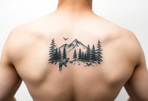 small canadian nature themed tattoo idea