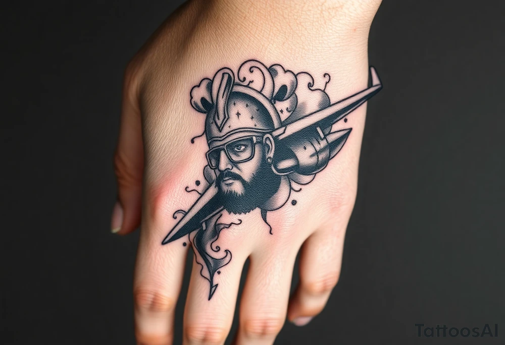jets and smoke full hand tattoos tattoo idea