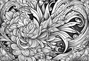 Penis arm sleeve tattoo idea