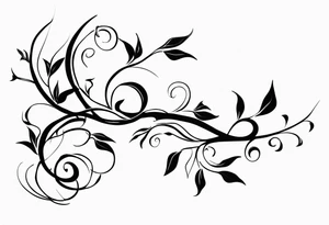vines tattoos with thorns on shoulder from arm down tattoo idea