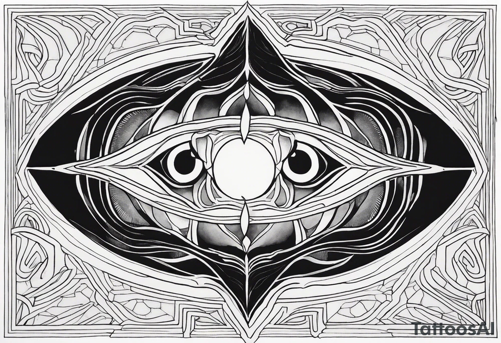 If you stare into the abyss long enough the abyss will stare back tattoo idea