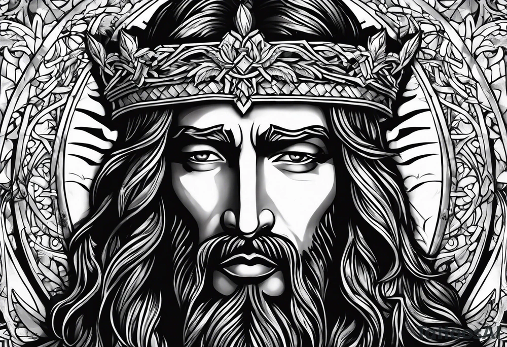 Jesus Christ helping me crush evil tattoo idea