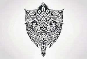maori tribal  neck tattoo tattoo idea