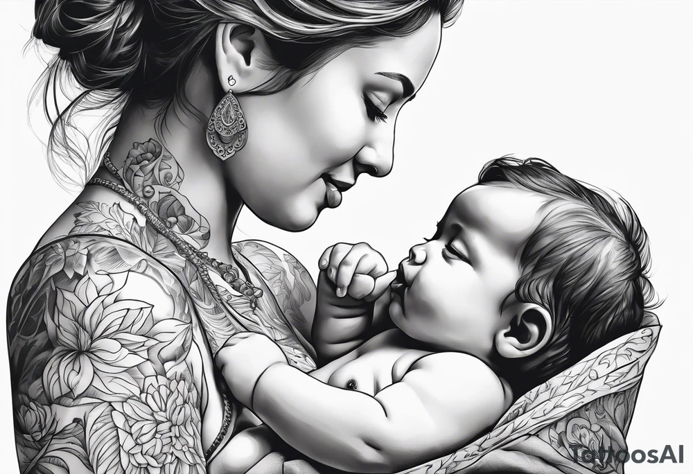 Breastfeeding tattoo idea