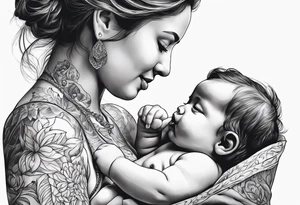 Breastfeeding tattoo idea
