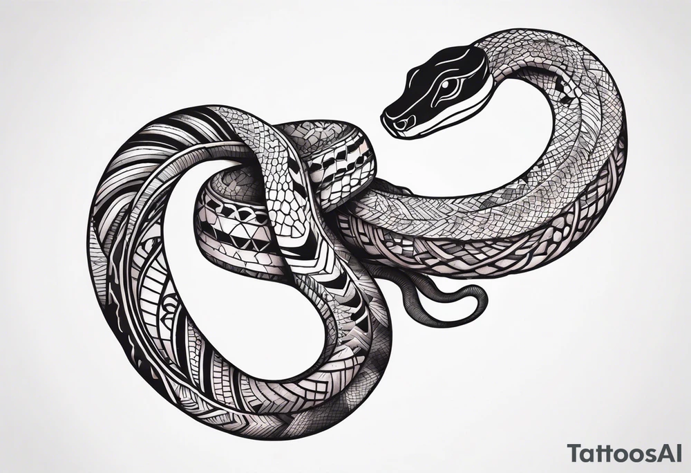 snake wrapping around entire arm starting at the shoulder tattoo idea