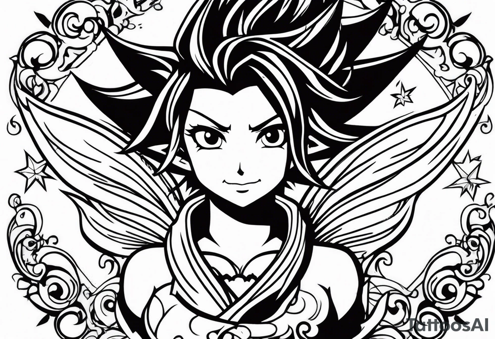 Fairy tail anime tattoo emblem fairy tattoo idea