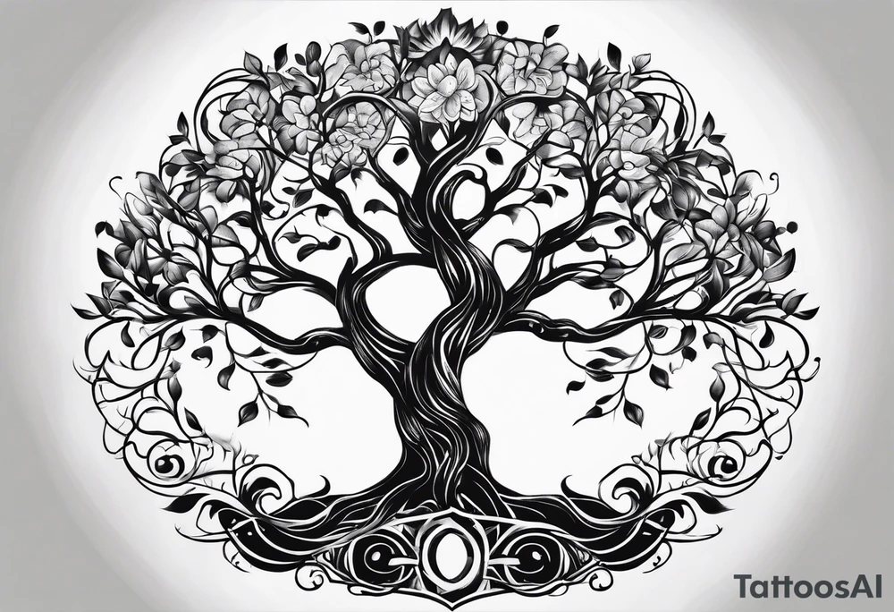 tree of life tattoo idea