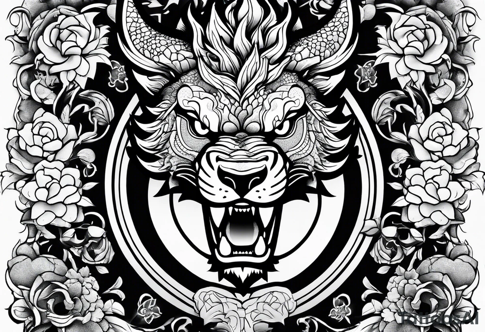 yakuza tattoo dragon teddy bear tattoo idea