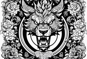 yakuza tattoo dragon teddy bear tattoo idea
