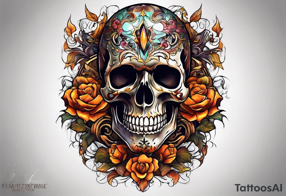 Skull
Halloween
Energy tattoo idea