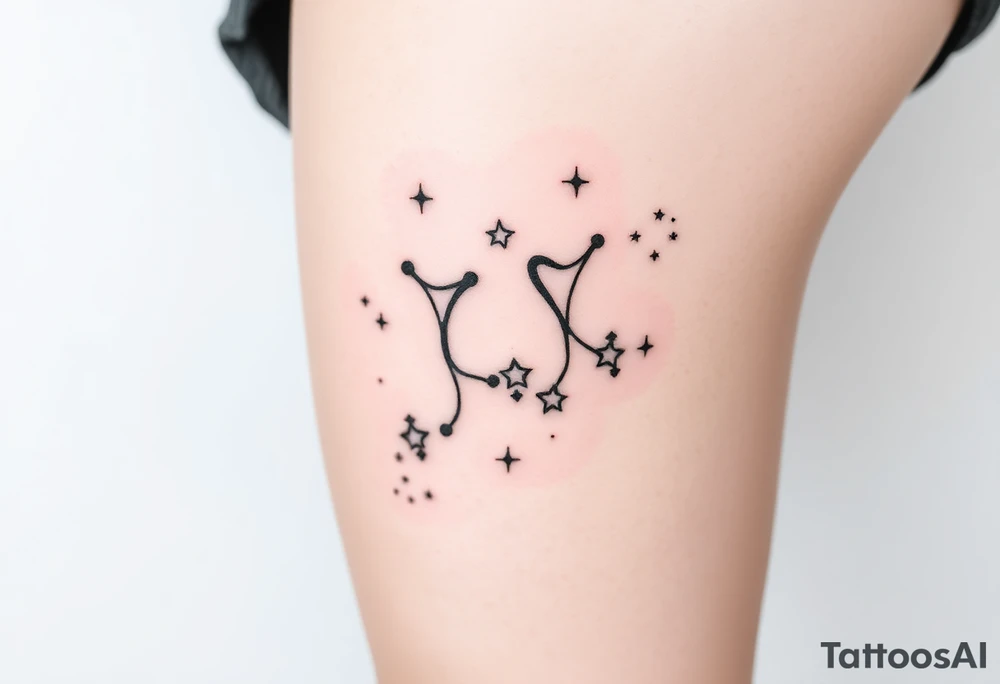 Constellation stars Gemini
Viola tattoo idea