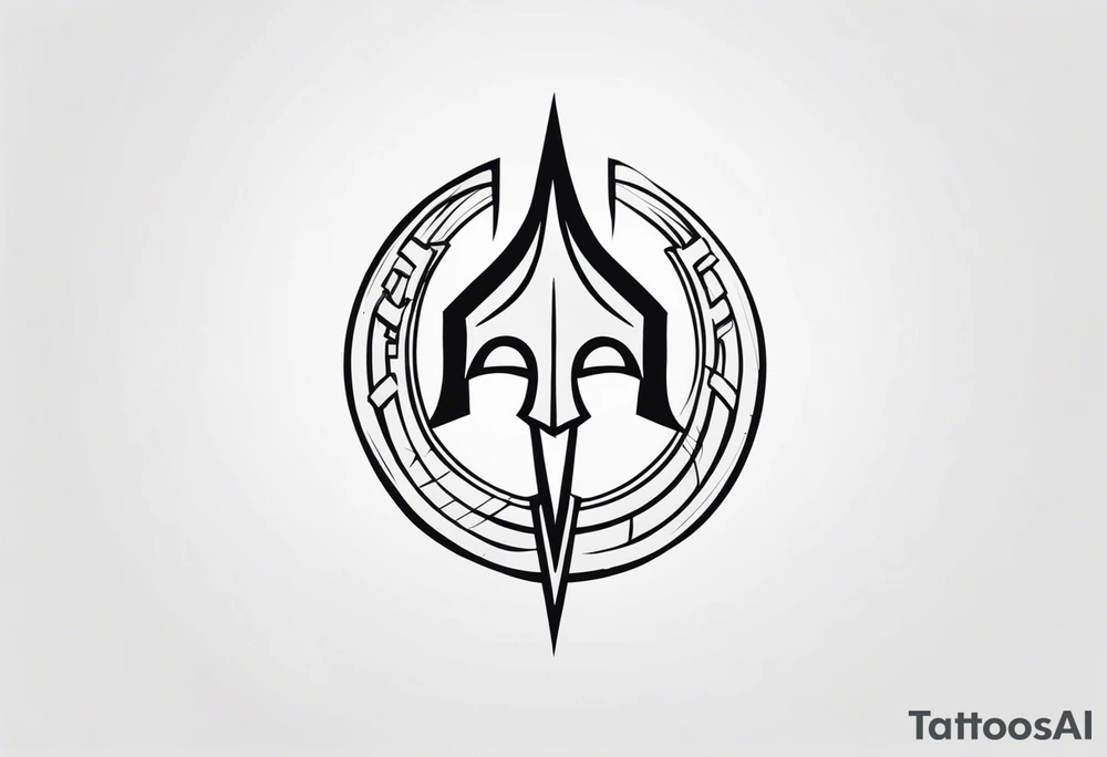 Ancient spartan symbol tattoo tattoo idea