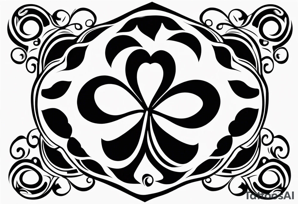 4 leaf clover tattoo idea