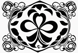 4 leaf clover tattoo idea