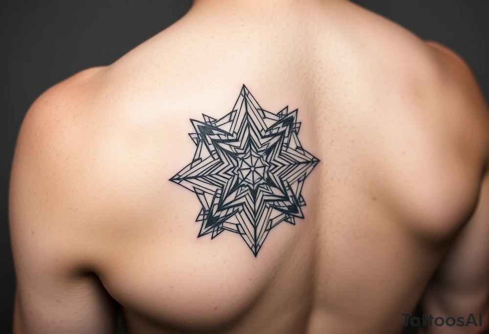 sacred geometry style tattoo for lean forearm with themes including spirituality, construction, football, travel, free spritedness tattoo idea