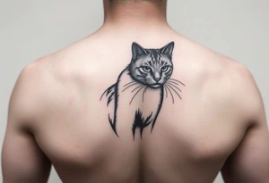 Black Cat tattoo idea