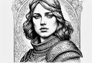 Joan of arc tattoo idea