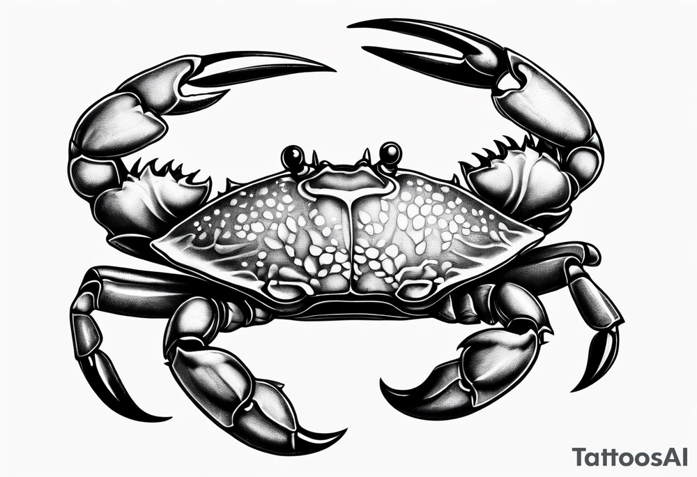 A crab claw tattoo idea