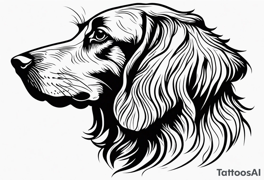 irish setter tattoo idea