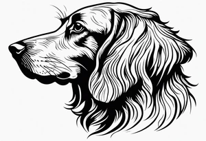 irish setter tattoo idea