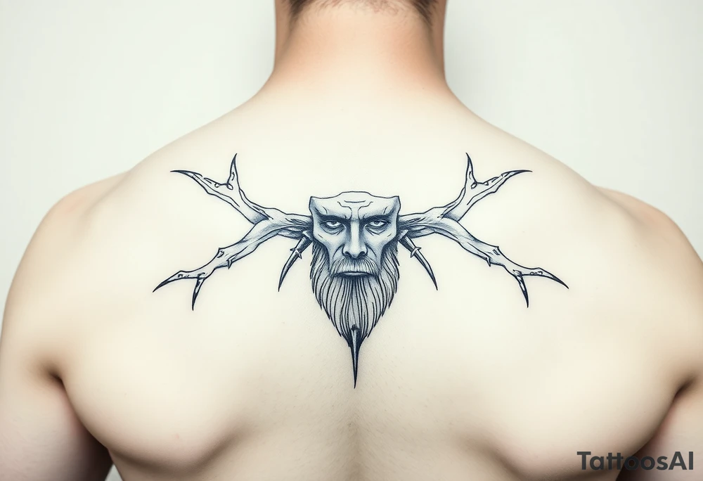 vitruvian man tattoo idea