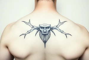 vitruvian man tattoo idea