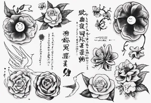 “ I think the meaning of my happiness is you” lyrics tattoo idea
