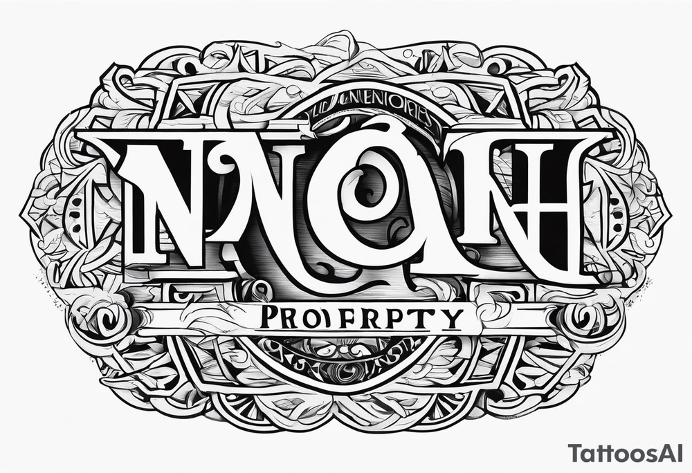 "Noah's Property" tattoo idea