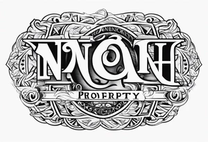 "Noah's Property" tattoo idea