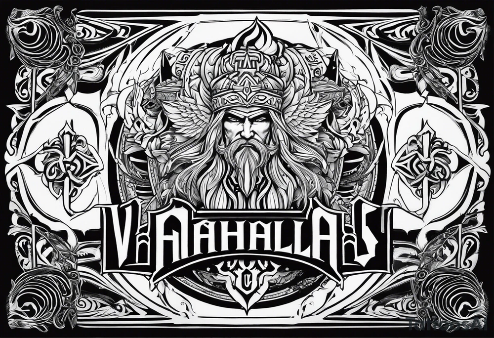 Valhalla cour warrior tattoo idea