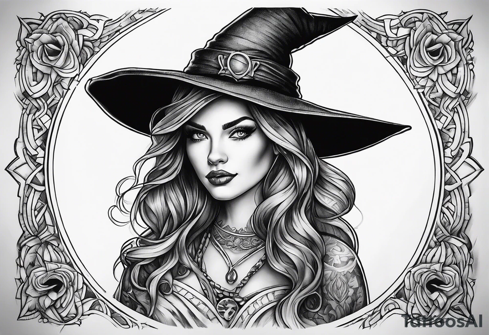 Witch tattoo idea