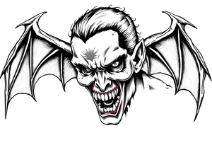 vampire tattoo idea