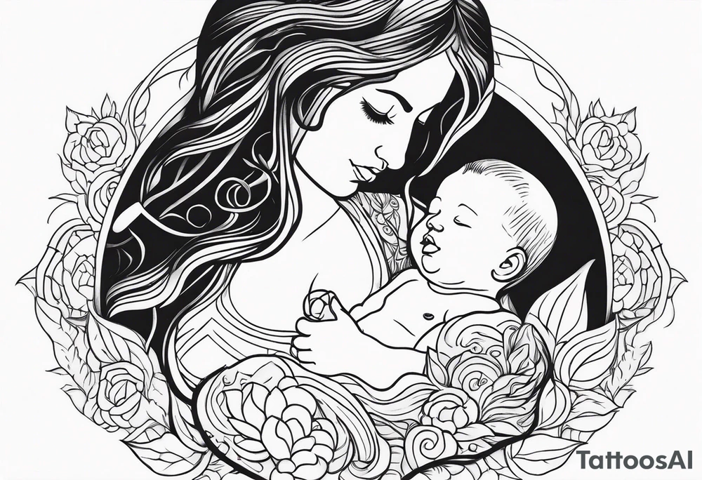 Breastfeeding tattoo idea