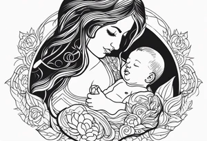 Breastfeeding tattoo idea