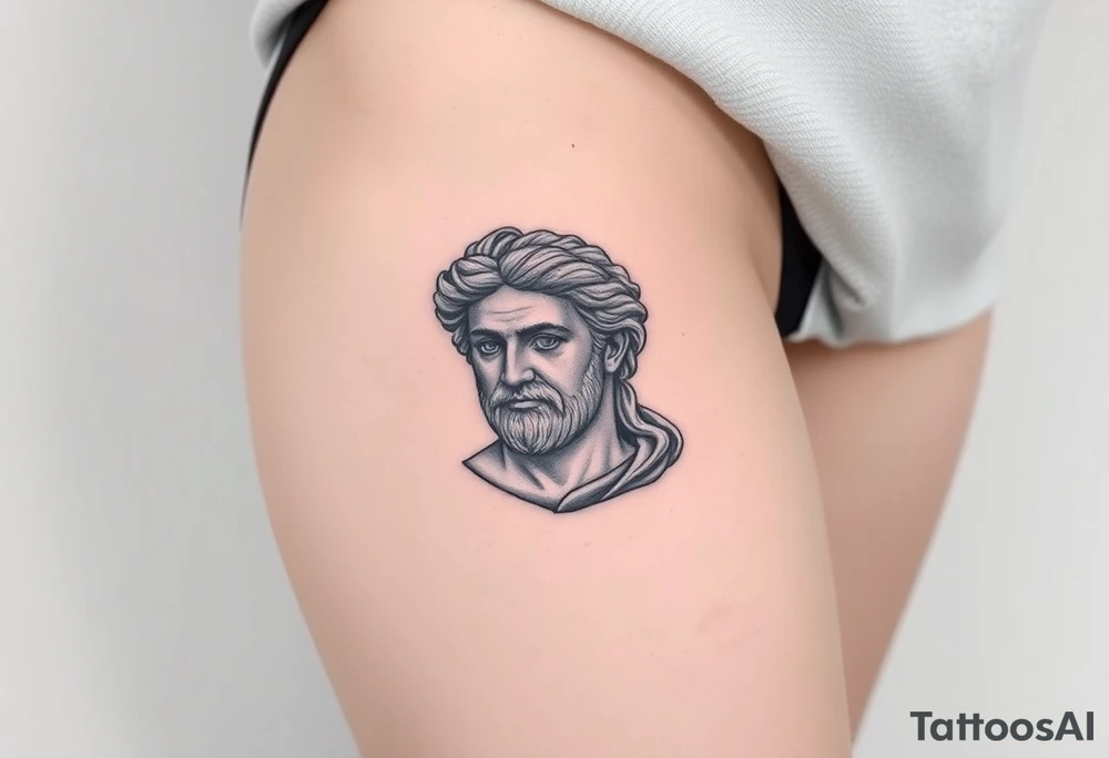 greek sculture tattoo idea