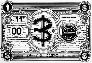 Money is coming to me tattoo idea