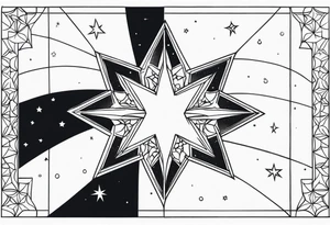 stars tattoo idea