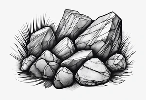 Rocks tattoo idea