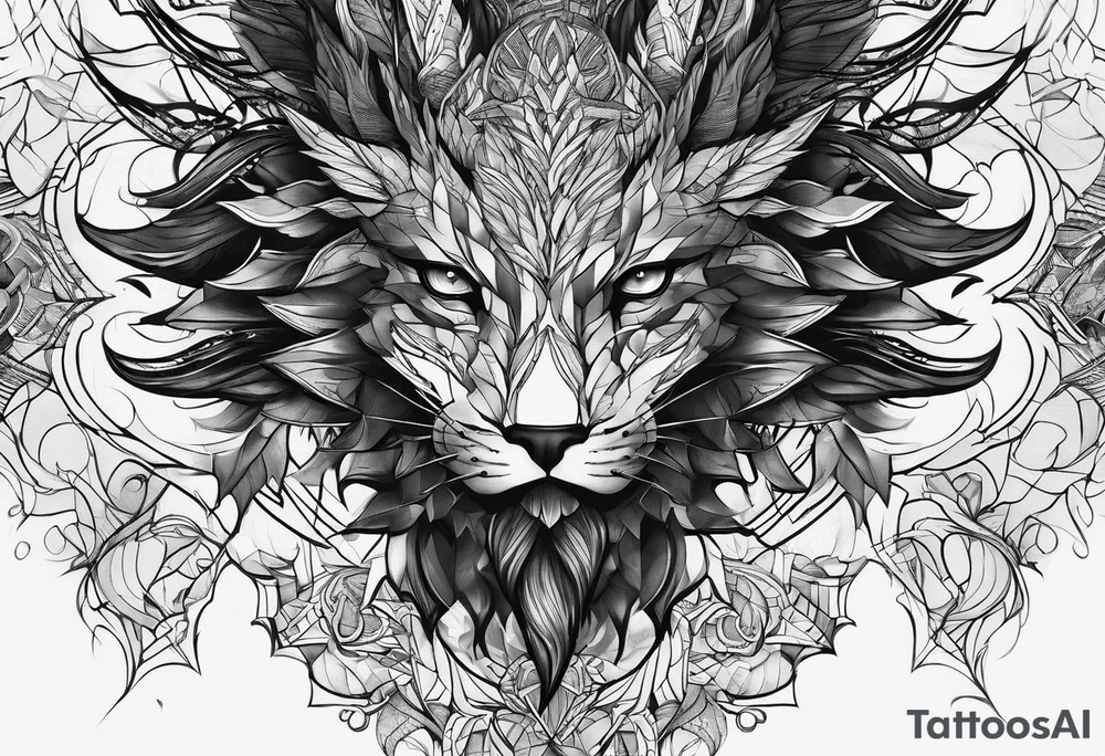 lightning tracing the veins tattoo idea