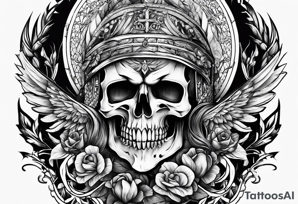 Morior invictus tattoo idea